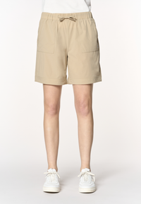 Pantalone corto sportivo da donna con vita elasticizzata