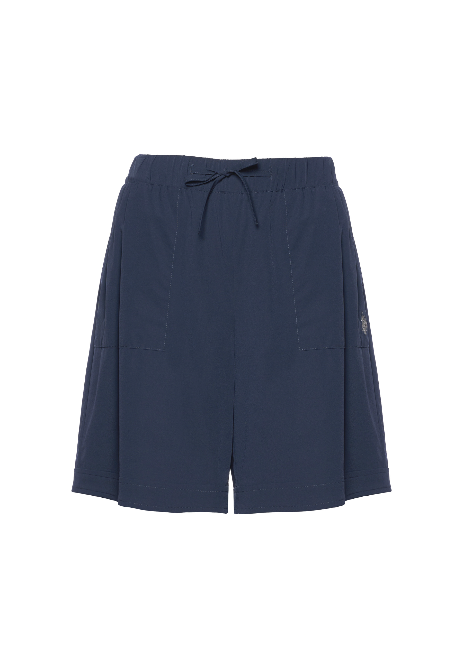 Pantalone corto sportivo da donna con vita elasticizzata
