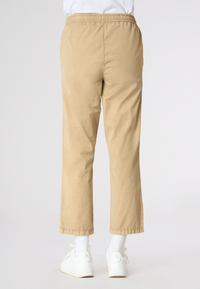 Pantalone chino da donna in cotone con coulisse regolabile