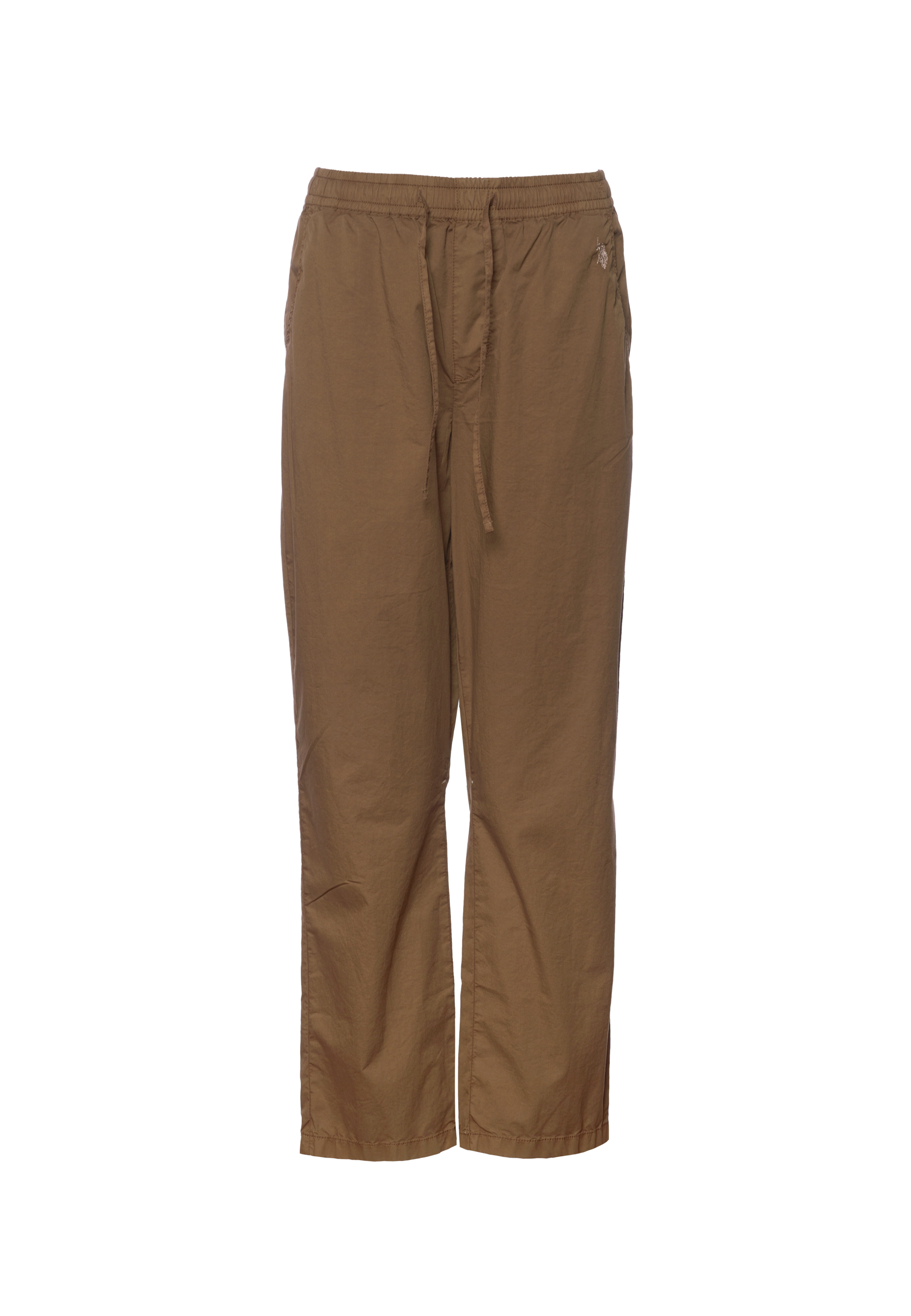 Pantalone chino da donna in cotone con coulisse regolabile