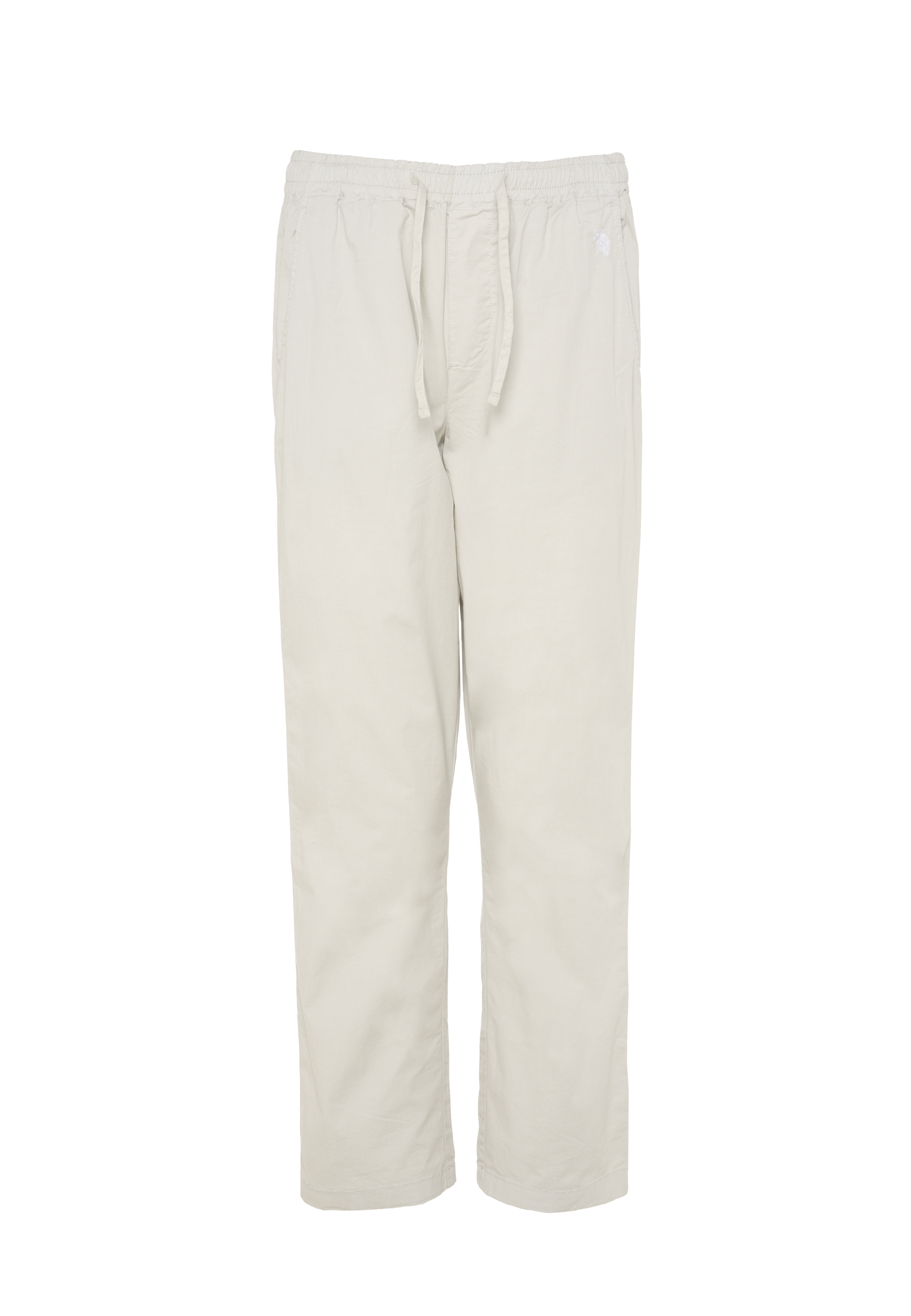 Pantalone chino da donna in cotone con coulisse regolabile