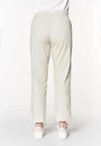 Pantalone chino da donna in cotone con coulisse regolabile