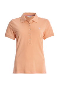 Polo shirt da donna in cotone stretch micropiquet