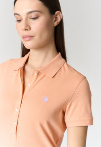 Polo shirt da donna in cotone stretch micropiquet