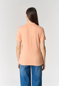 Polo shirt da donna in cotone stretch micropiquet