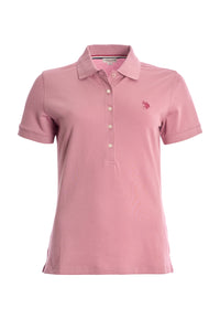 Polo shirt da donna in cotone stretch micropiquet