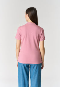 Polo shirt da donna in cotone stretch micropiquet