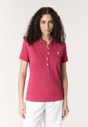 Polo shirt da donna in cotone stretch micropiquet