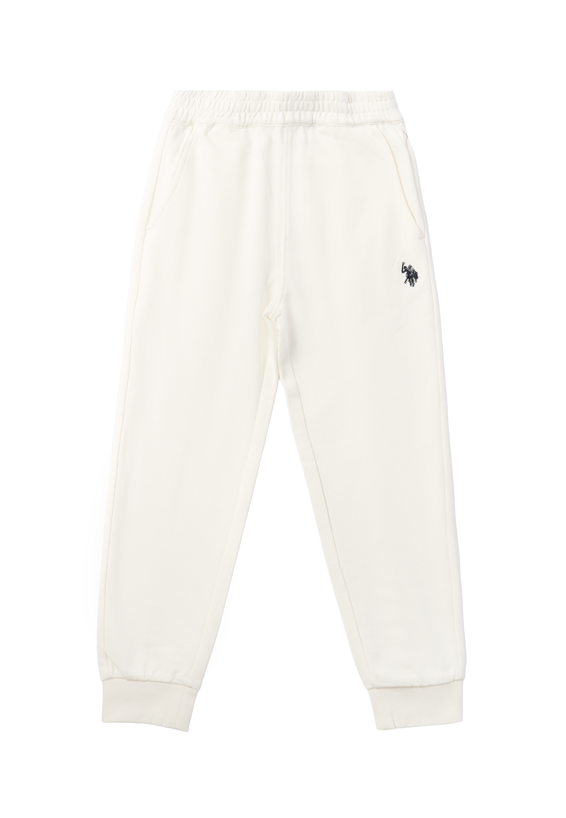 Pantalone lungo di felpa da bambino con fondo a polsino