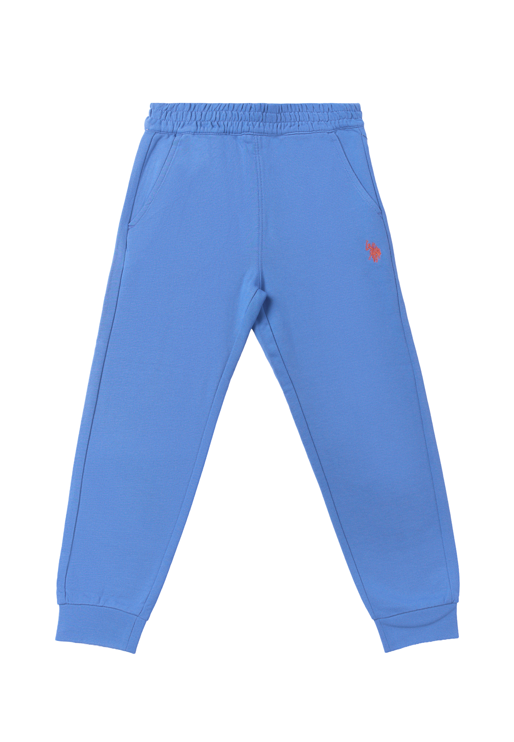 Pantalone lungo di felpa da bambino con fondo a polsino