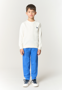 Pantalone lungo di felpa da bambino con fondo a polsino