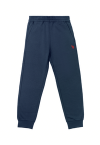 Pantalone lungo di felpa da bambino con fondo a polsino