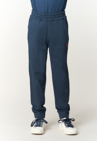 Pantalone lungo di felpa da bambino con fondo a polsino
