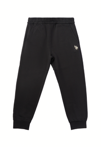 Pantalone lungo di felpa da bambino con fondo a polsino