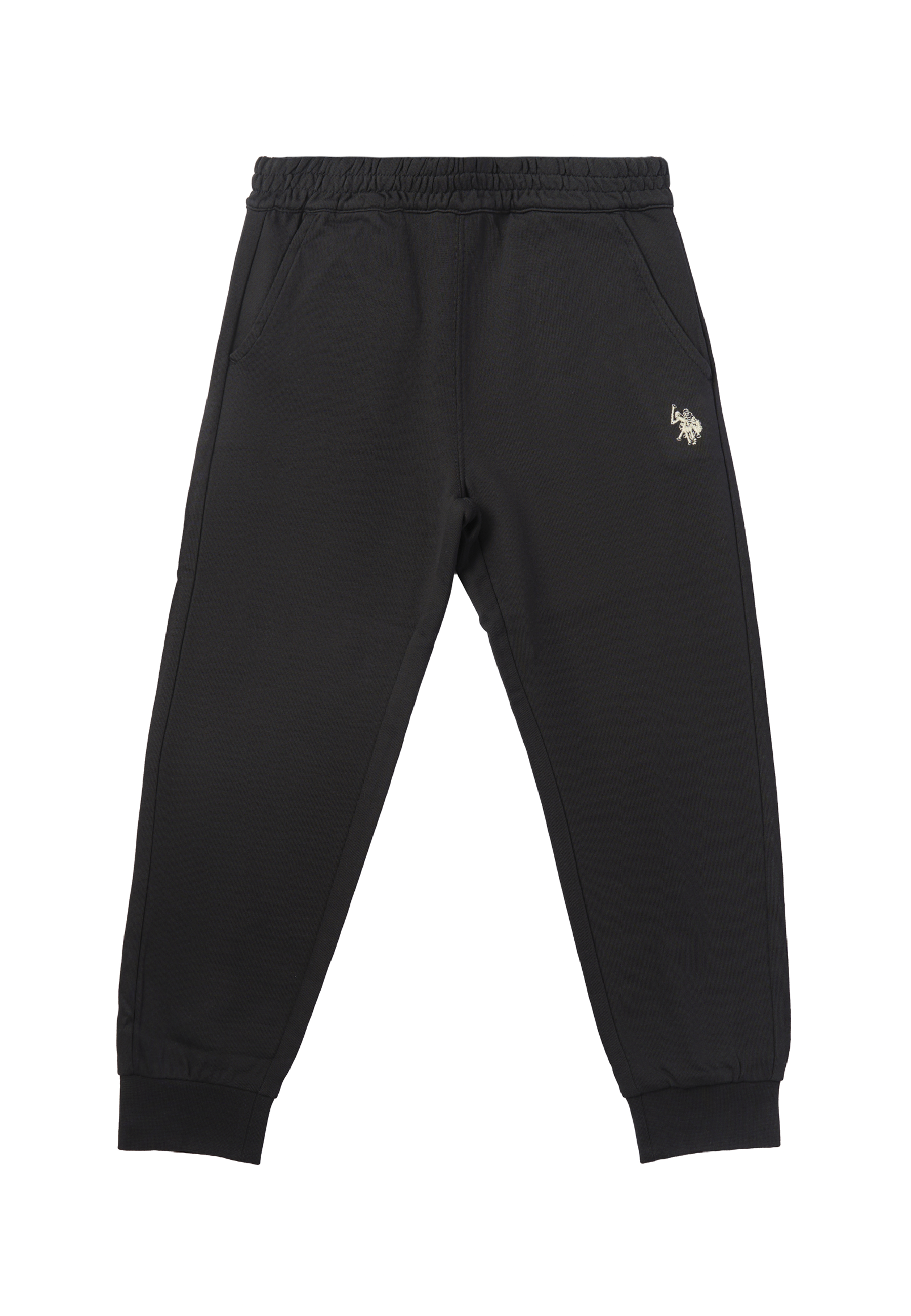 Pantalone lungo di felpa da bambino con fondo a polsino