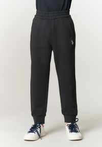 Pantalone lungo di felpa da bambino con fondo a polsino