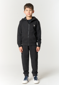 Pantalone lungo di felpa da bambino con fondo a polsino