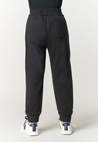 Pantalone lungo di felpa da bambino con fondo a polsino