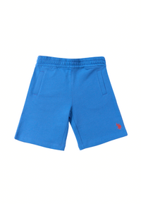 Pantalone corto sportivo da bambino con vita elasticizzata e tasche laterali