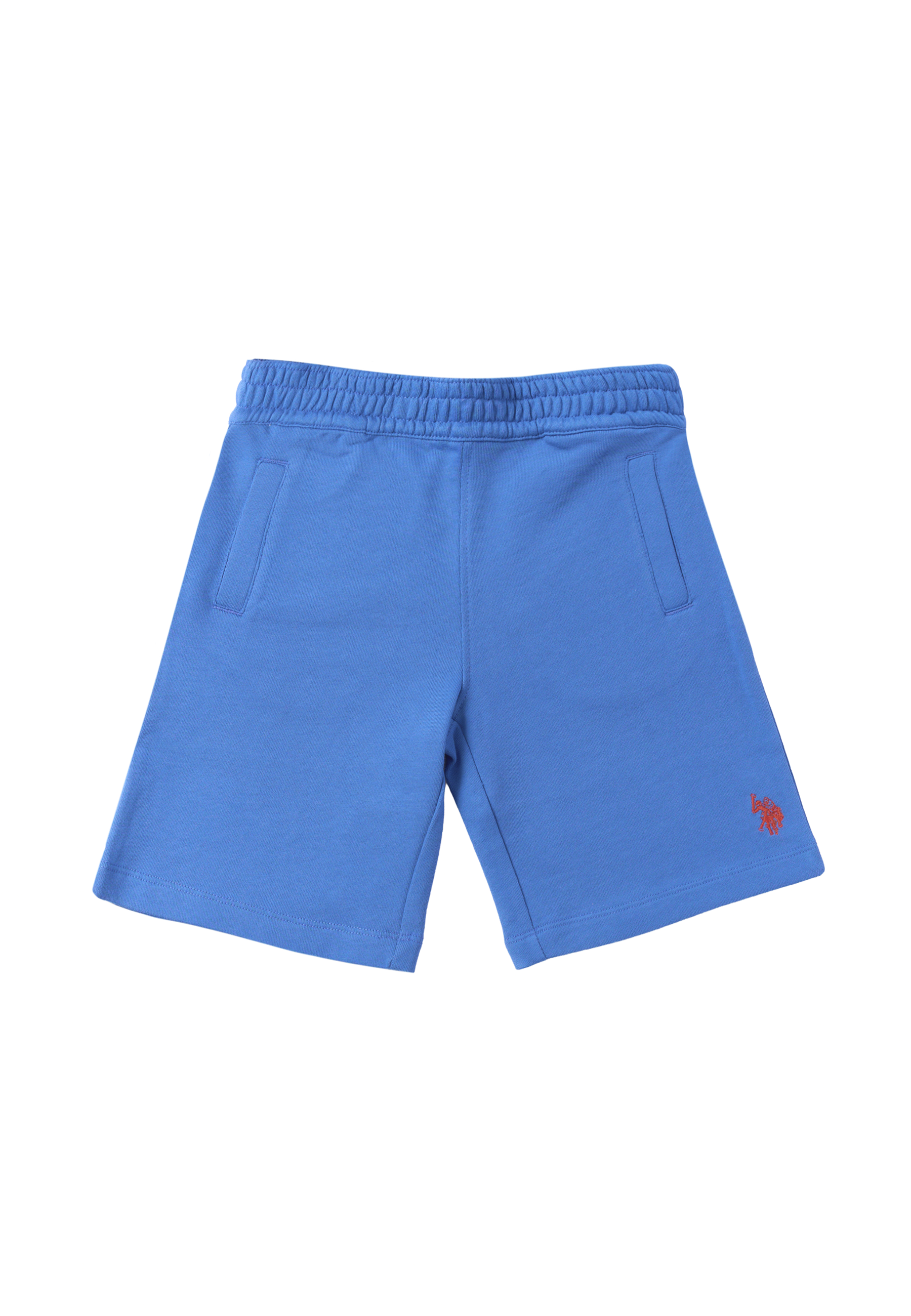 Pantalone corto sportivo da bambino con vita elasticizzata e tasche laterali