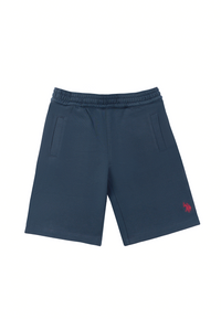 Pantalone corto sportivo da bambino con vita elasticizzata e tasche laterali
