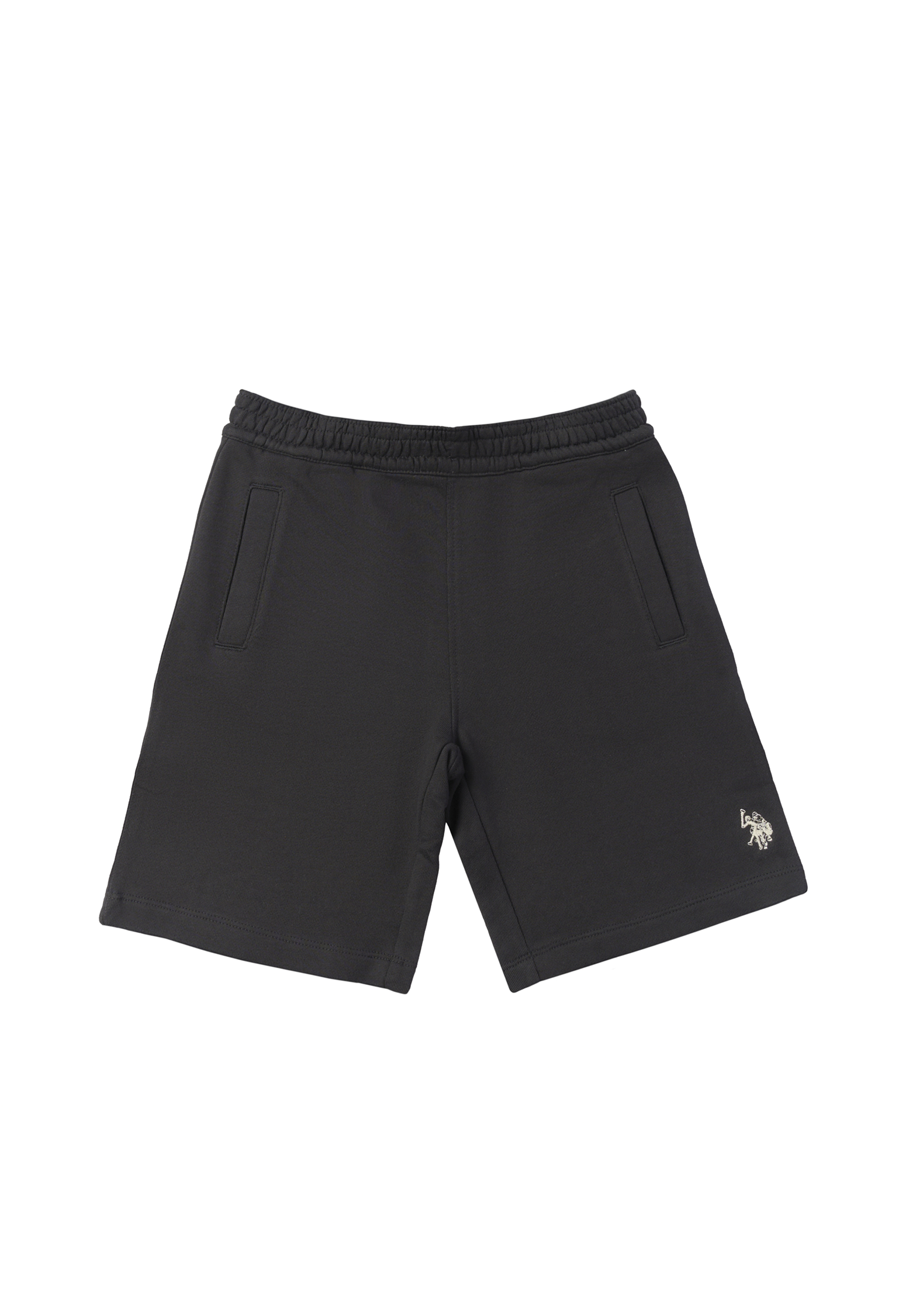 Pantalone corto sportivo da bambino con vita elasticizzata e tasche laterali