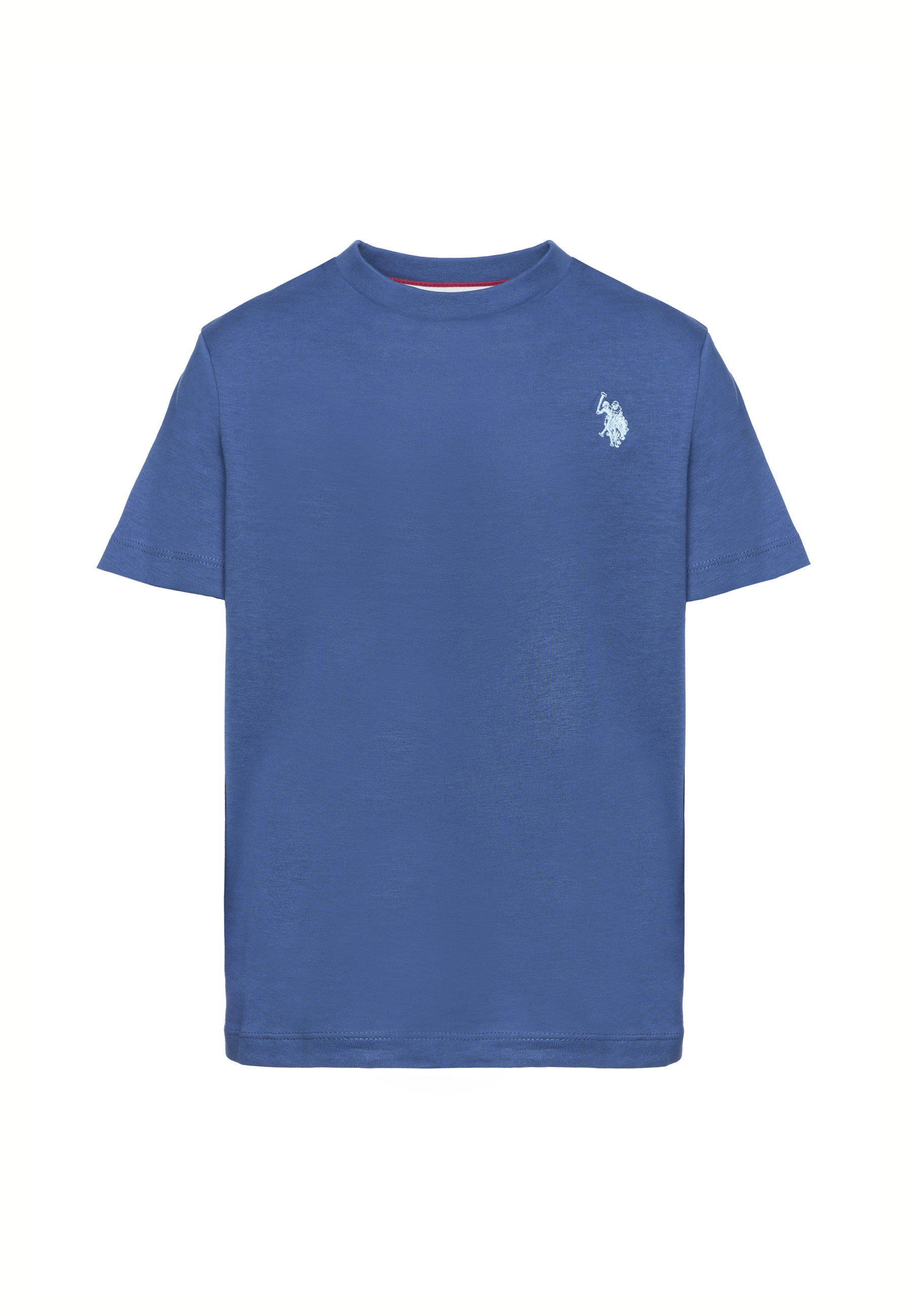 T-shirt in cotone da bambino con logo ricamato