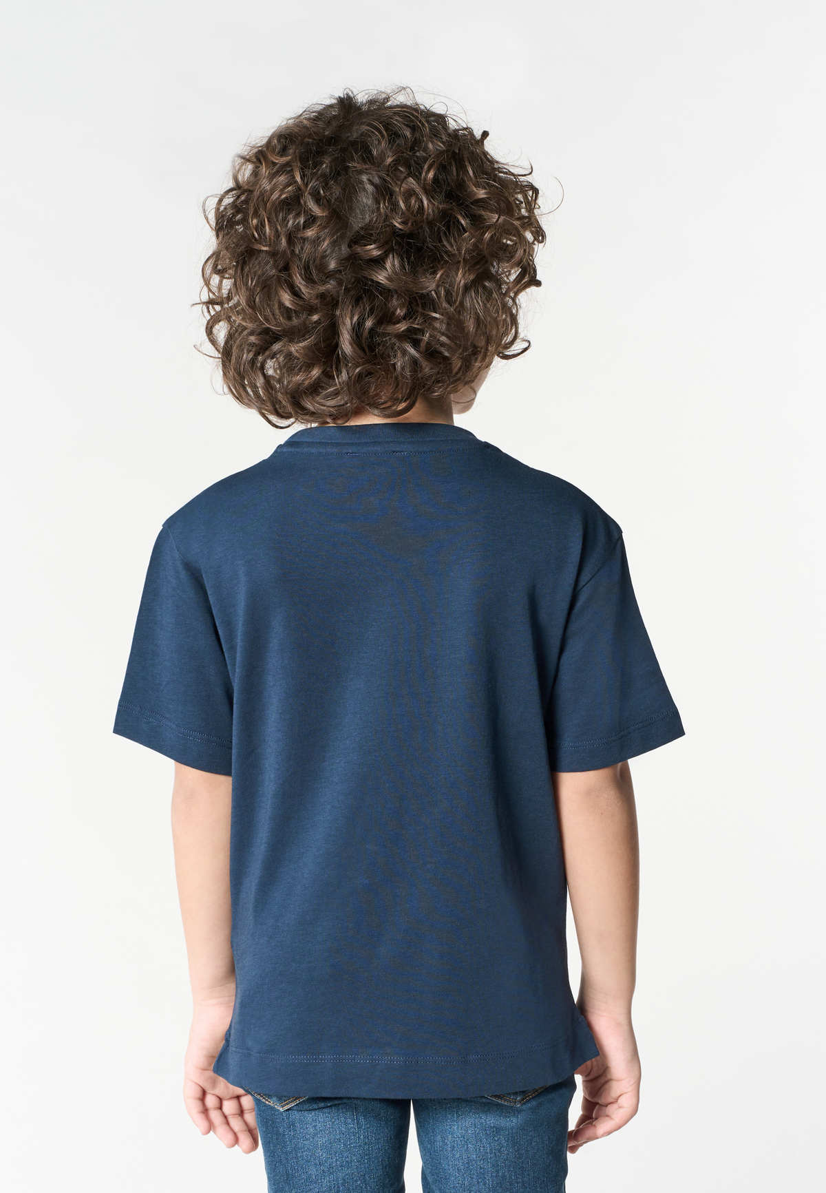 T-shirt a maniche corte da bambino con stampa logo frontale