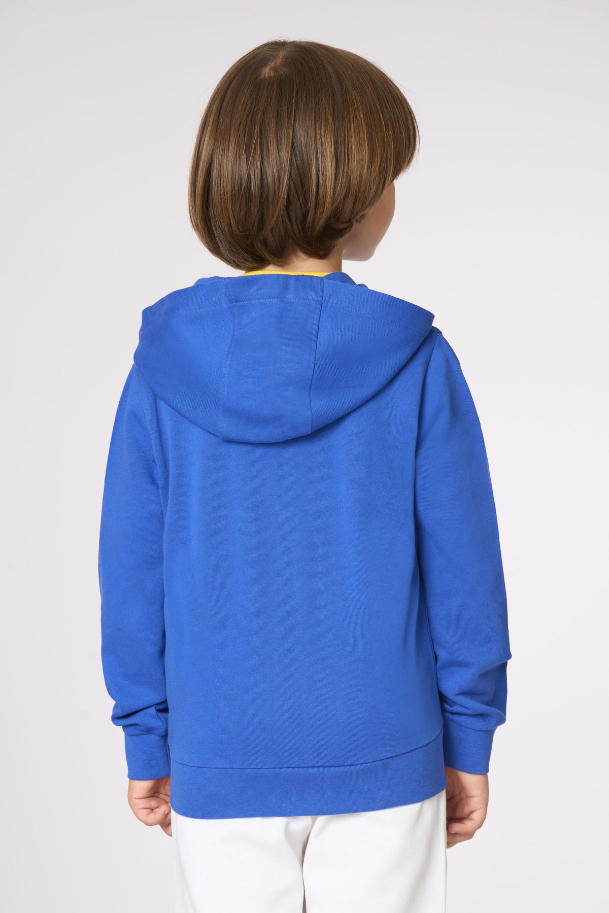 Felpa da bambino con chiusura full zip e cappuccio