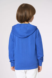Felpa da bambino con chiusura full zip e cappuccio