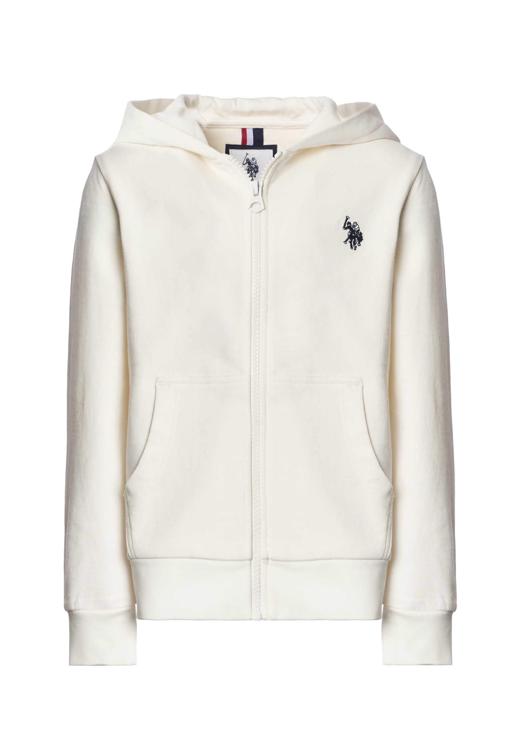 Felpa da bambino con chiusura full zip e cappuccio