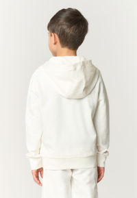 Felpa da bambino con chiusura full zip e cappuccio