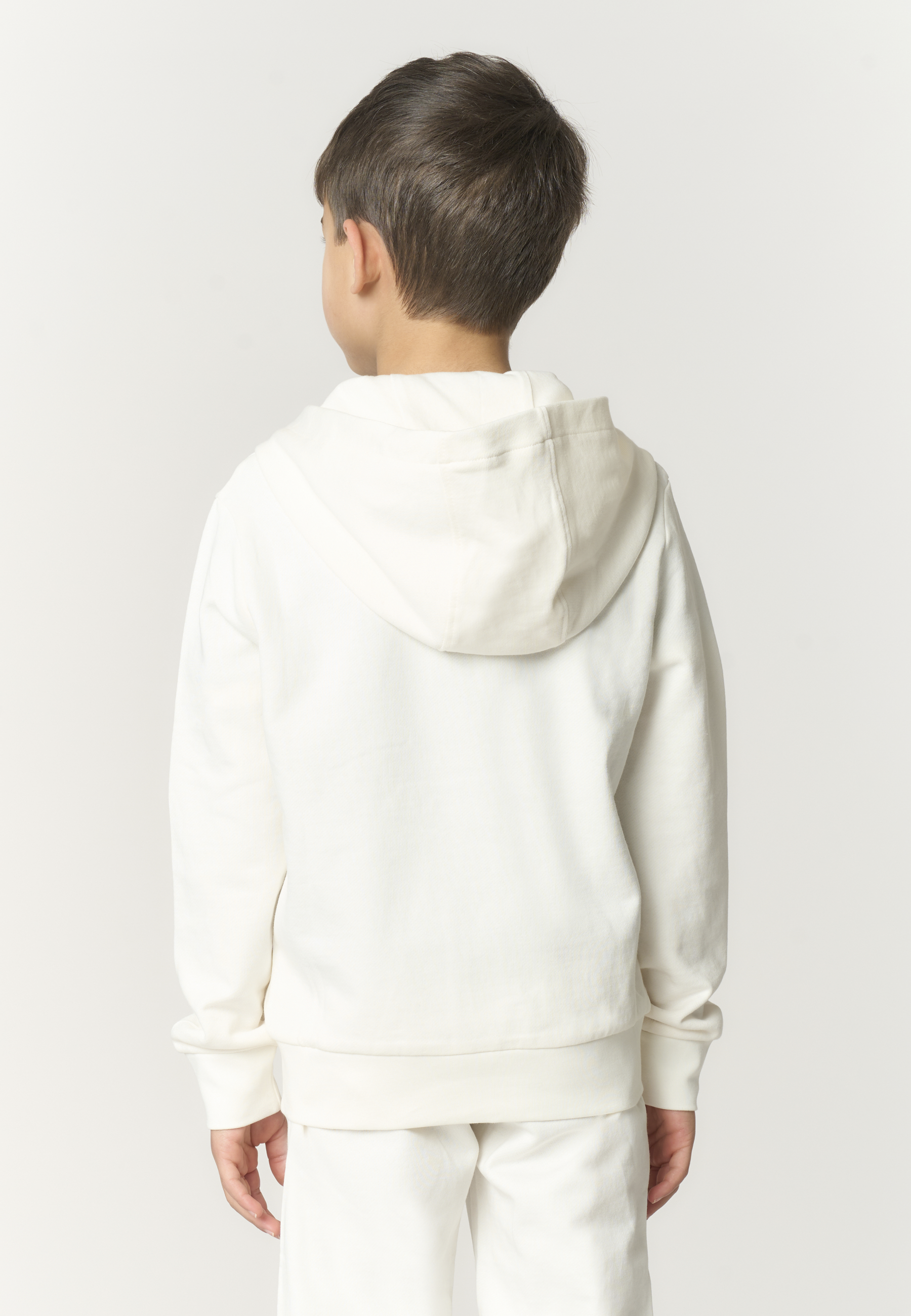 Felpa da bambino con chiusura full zip e cappuccio