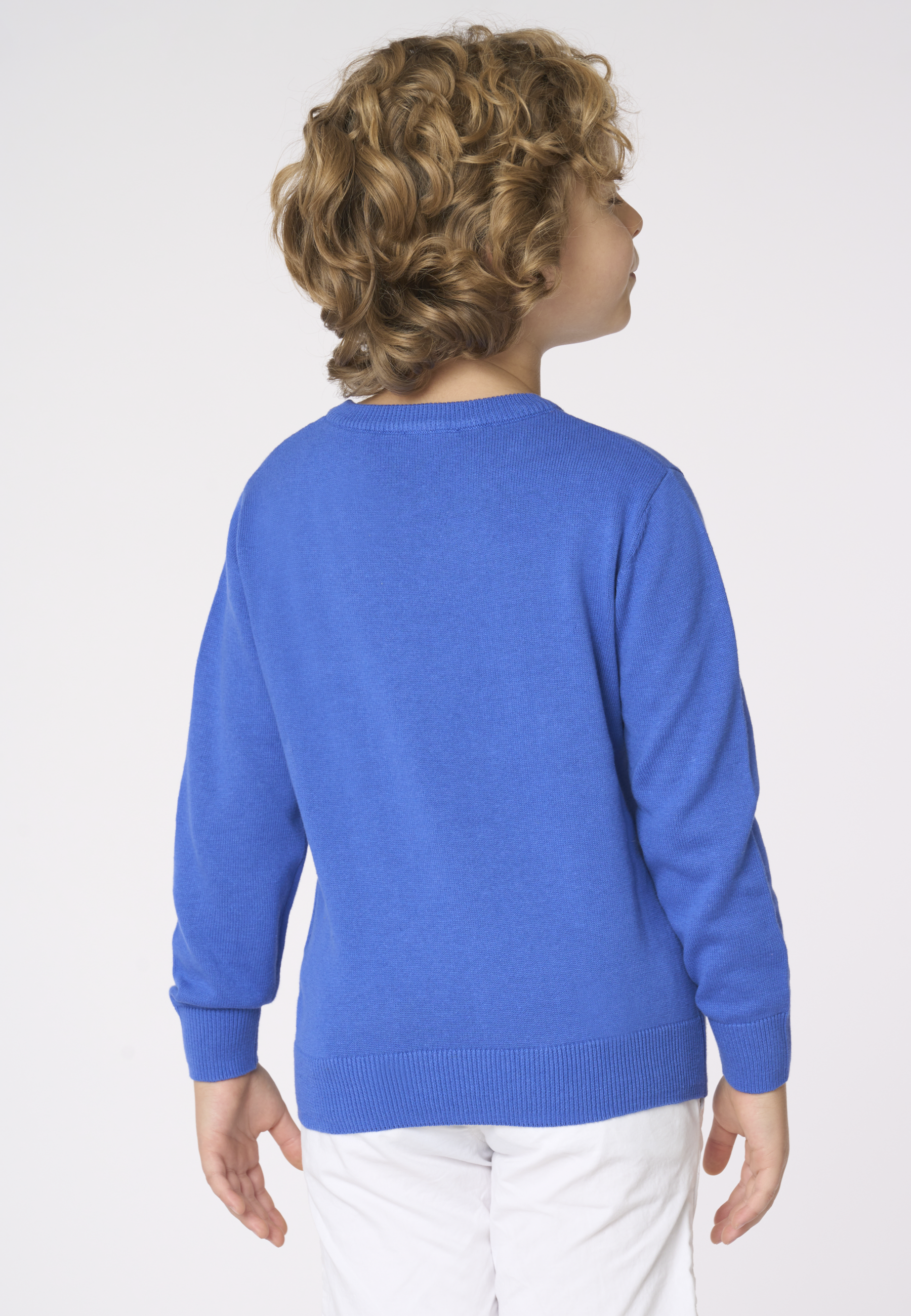 Maglia girocollo da bambino in cotone