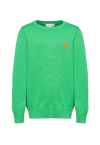 Maglia girocollo da bambino in cotone