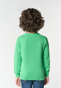 Maglia girocollo da bambino in cotone