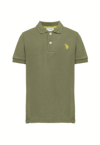 Polo shirt da bambino con logo in cotone piquet
