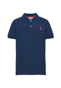 Polo shirt da bambino con logo in cotone piquet
