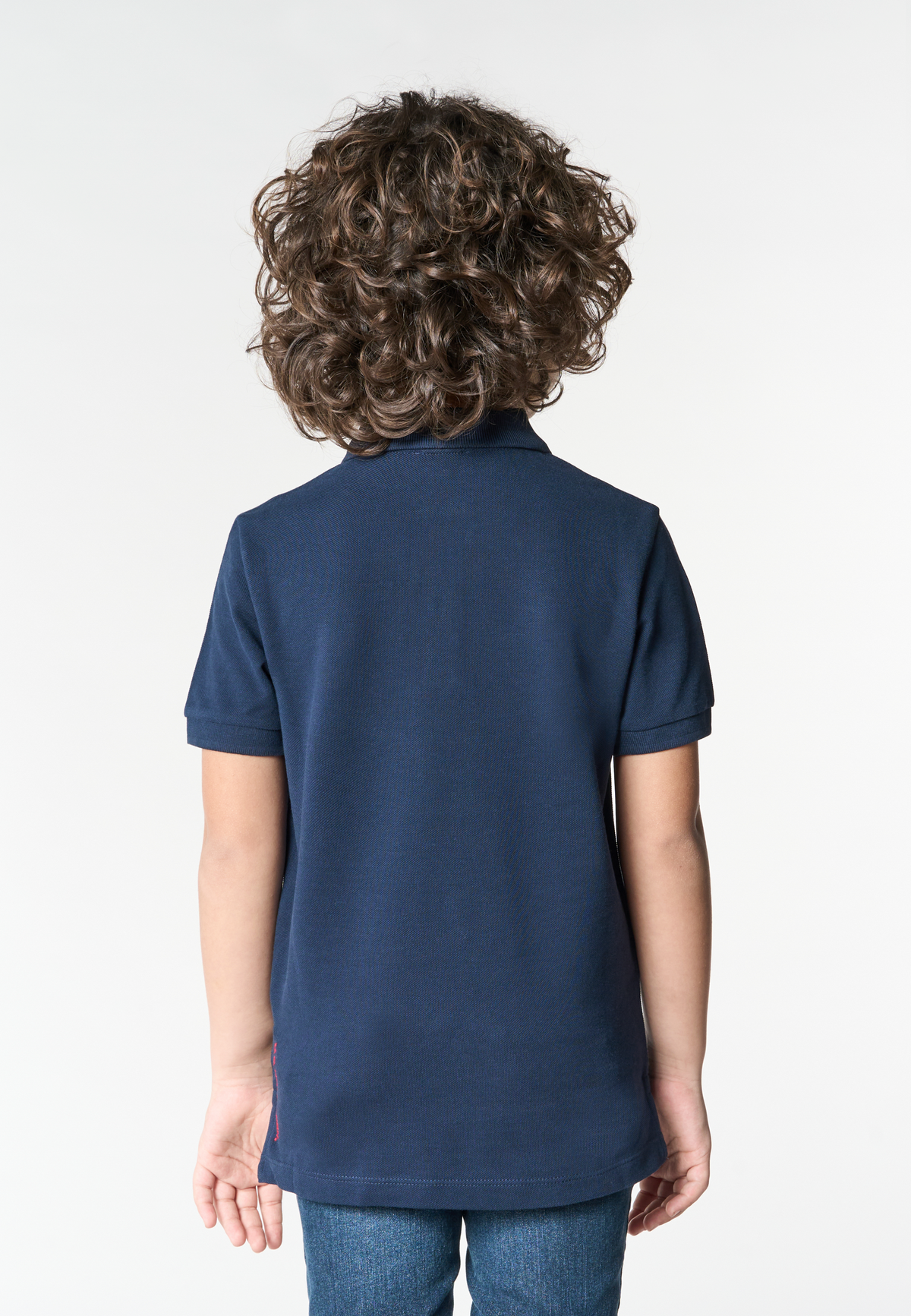 Polo shirt da bambino con logo in cotone piquet