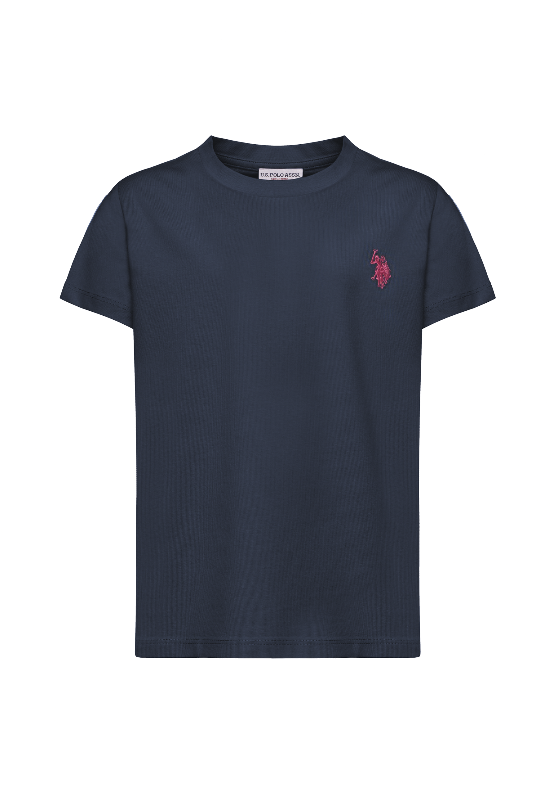 T-shirt a maniche corte da bambina con logo ricamato
