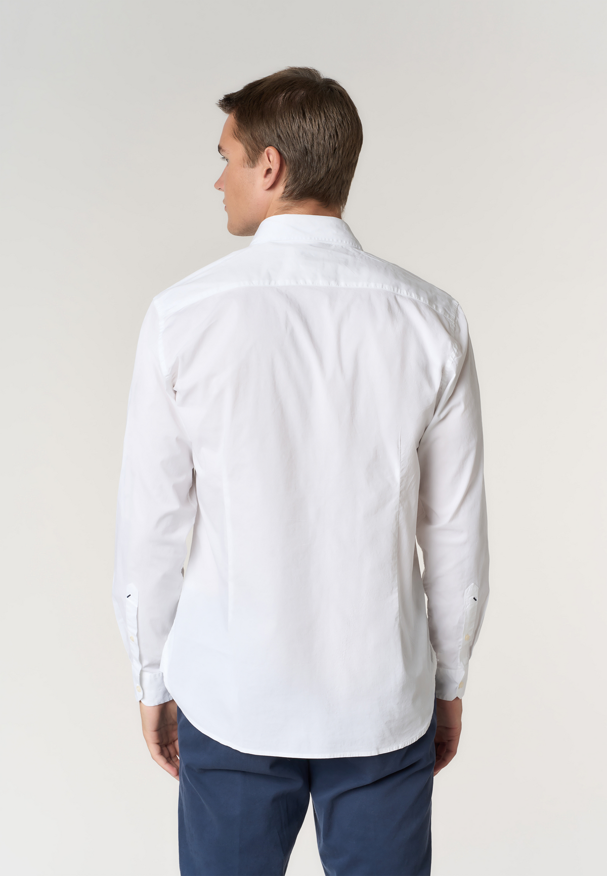 Camicia slim fit in cotone stretch