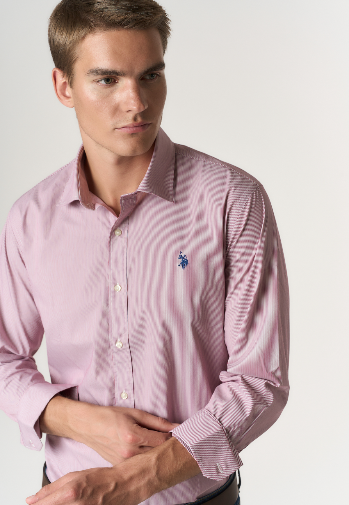 Camicia uomo slim fit a righe