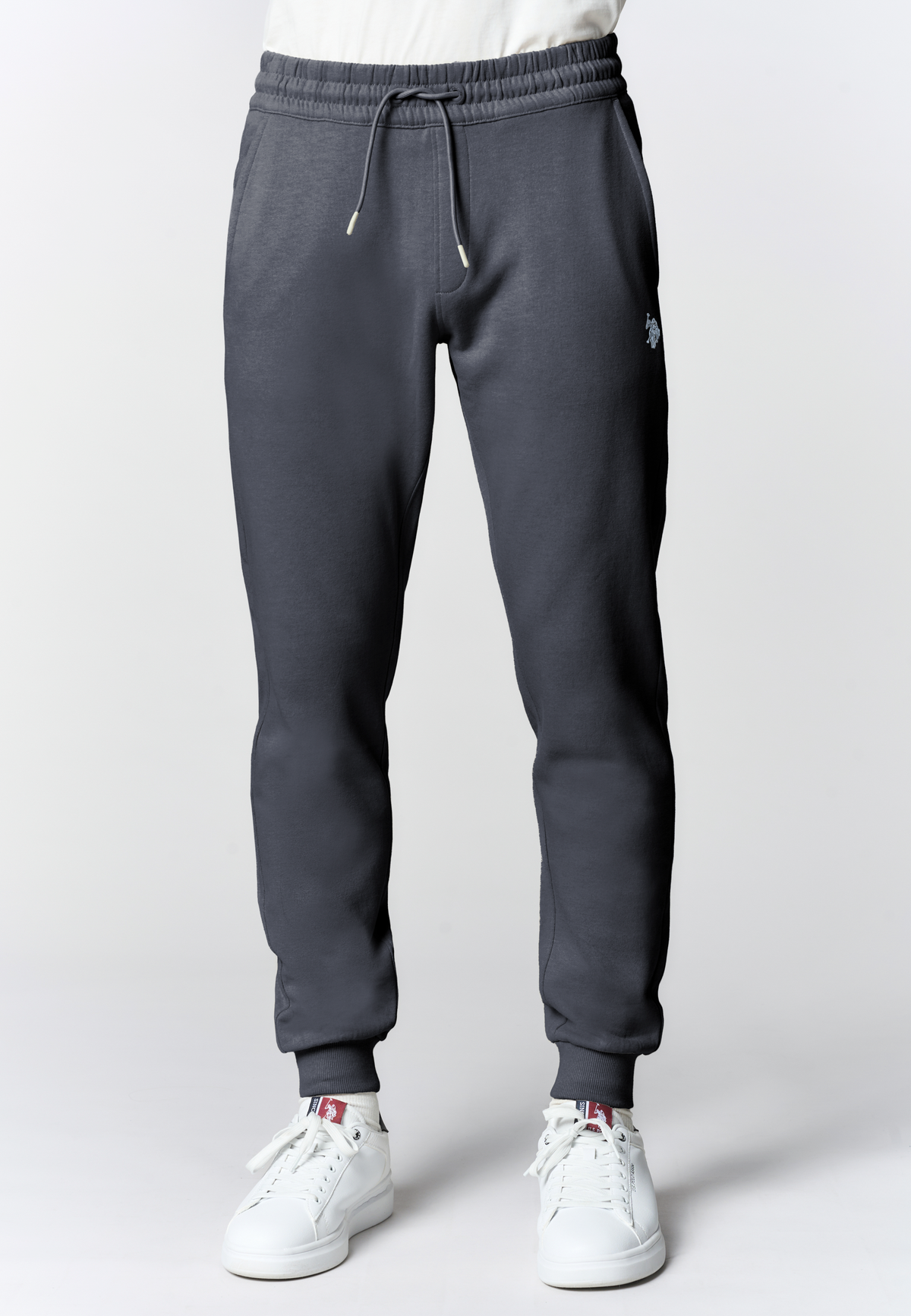 Pantalone sportivo da uomo con coulisse regolabile in misto cotone
