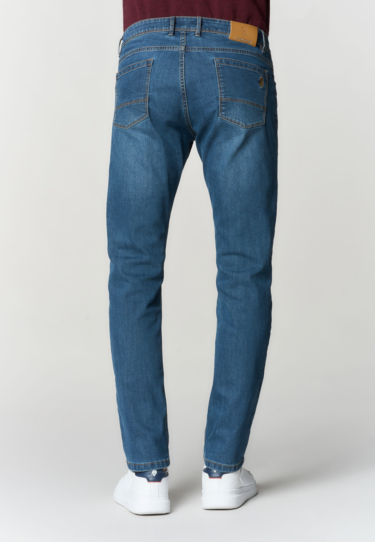 Pantalone denim regular fit da uomo