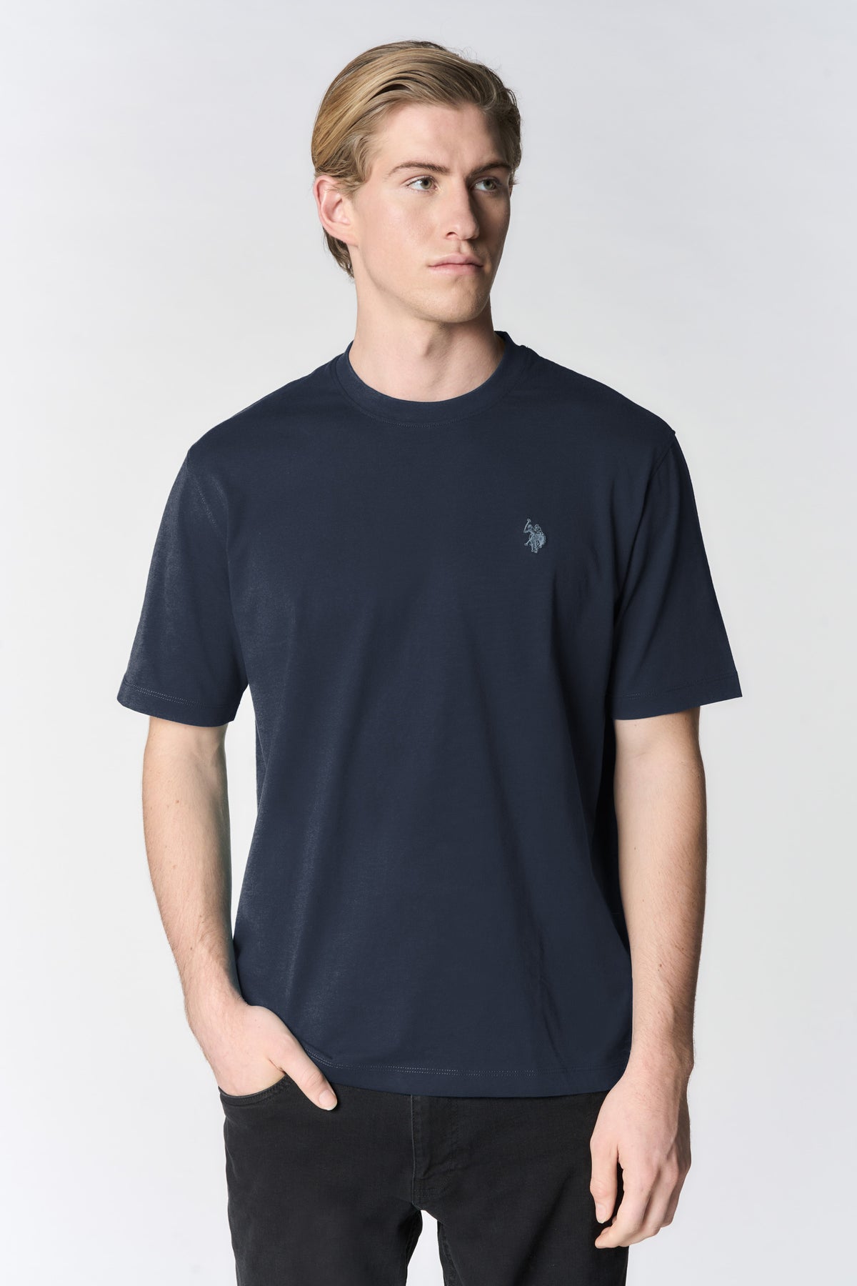 T-shirt da uomo in cotone boxy fit