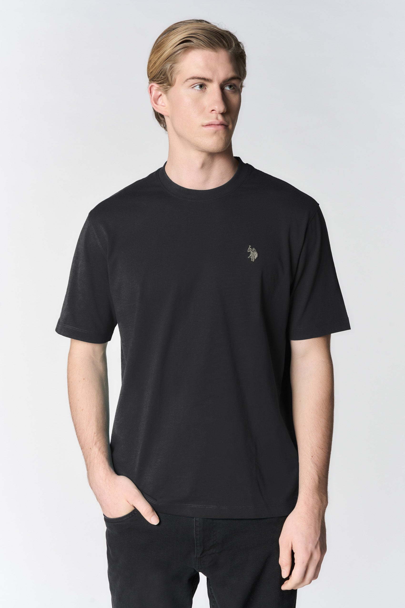 T-shirt da uomo in cotone boxy fit
