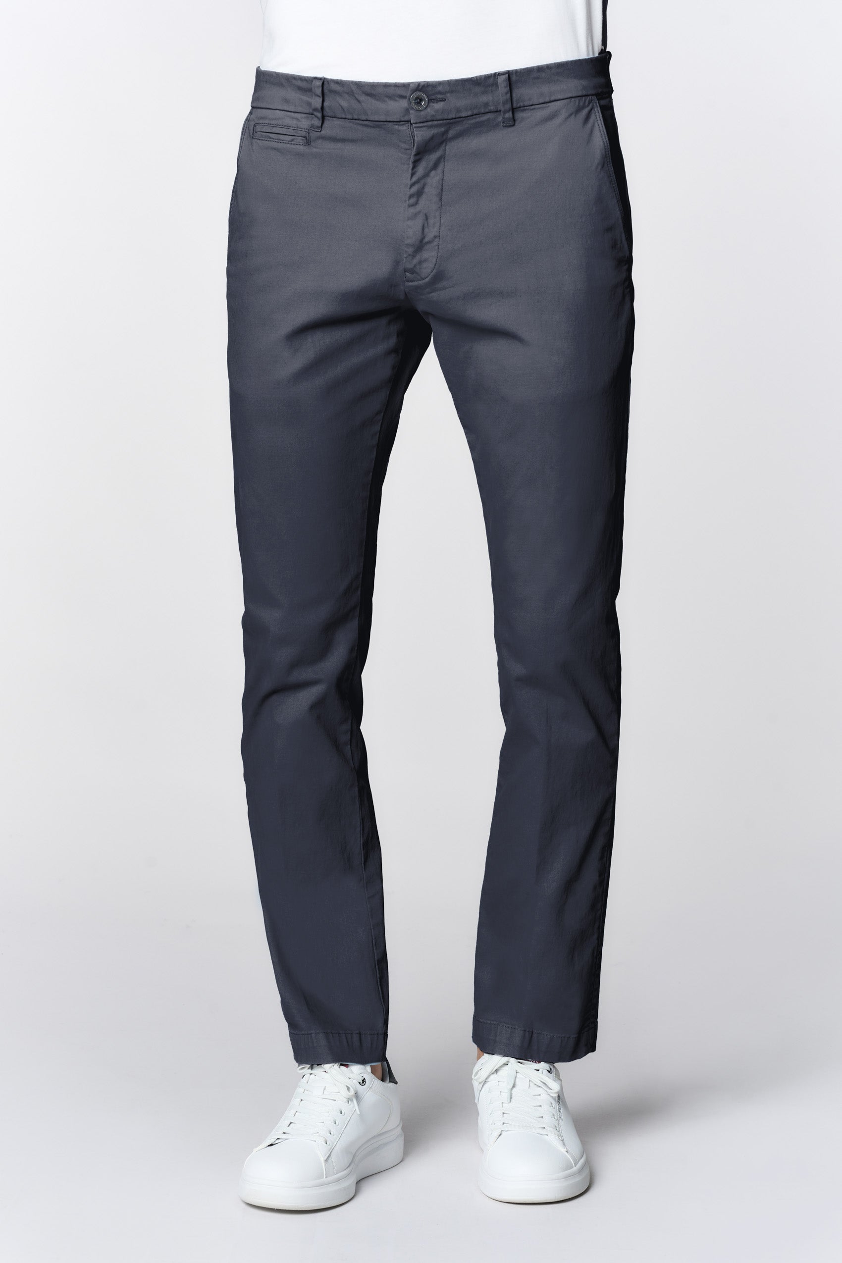 Pantaloni chino da uomo in cotone gabardine