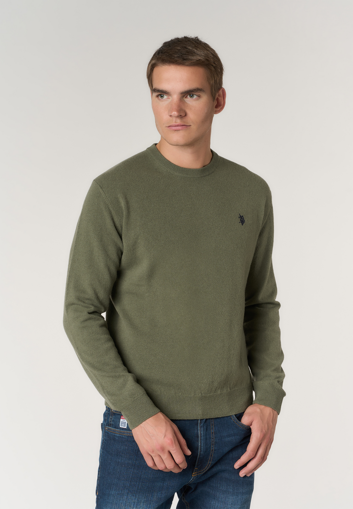 Maglia girocollo in lana