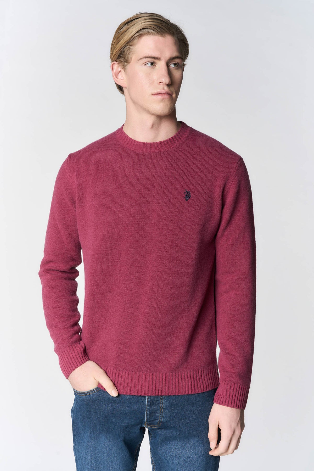 Maglia girocollo in lana