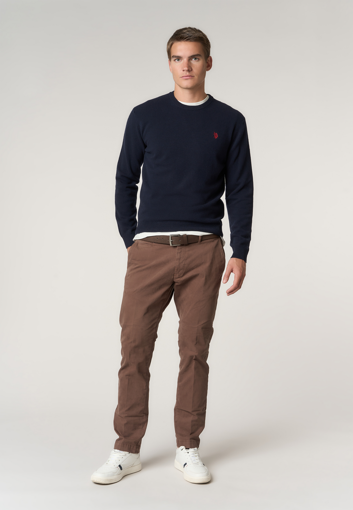 Maglia girocollo in lana